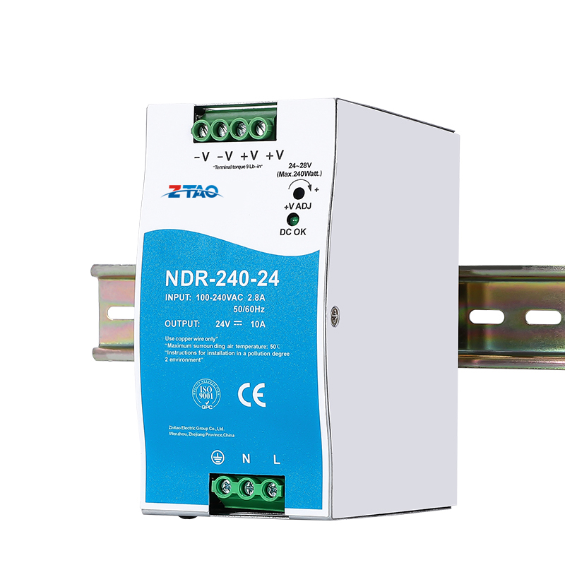 NDR-240-24 240w Din Rail 24v 10A 48v 5A Dc Switching Power Supply for Leds
