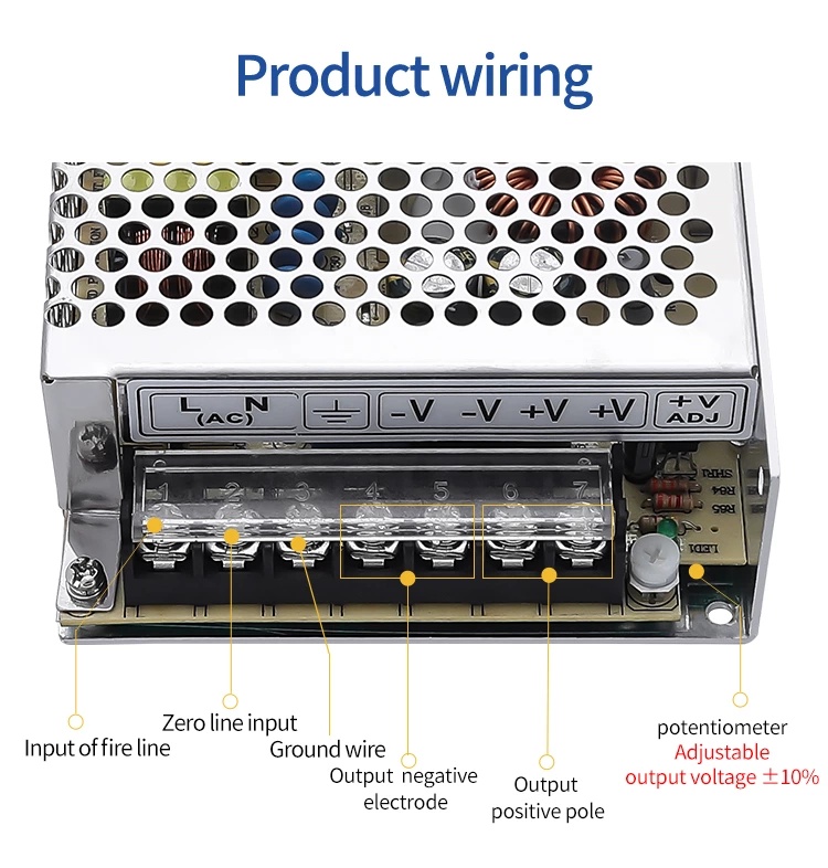 NES-150-24 150w 6.5A AC to DC 24V Constant Voltage Switching Power Supply