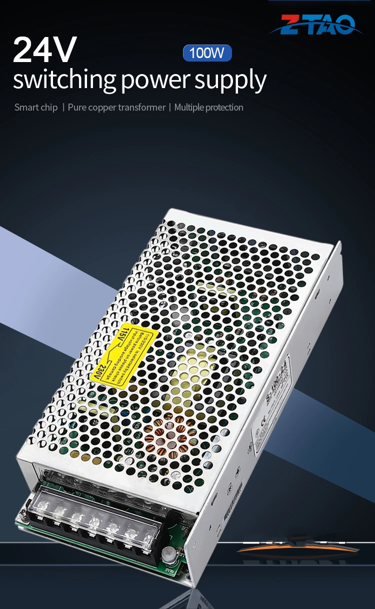 ZTAO 5v 12v 24v 36v 48v S-100-24 100w 4.2a AC DC Switching Power Supply