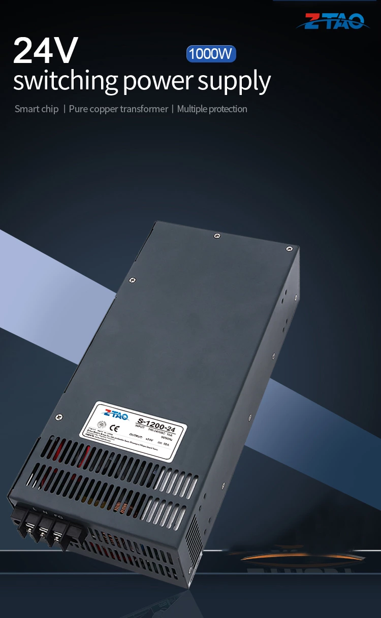 Wholesale S-1200 50a 1200w 24v Ac to Dc High Voltage Switching Power Supply for 3d Printer