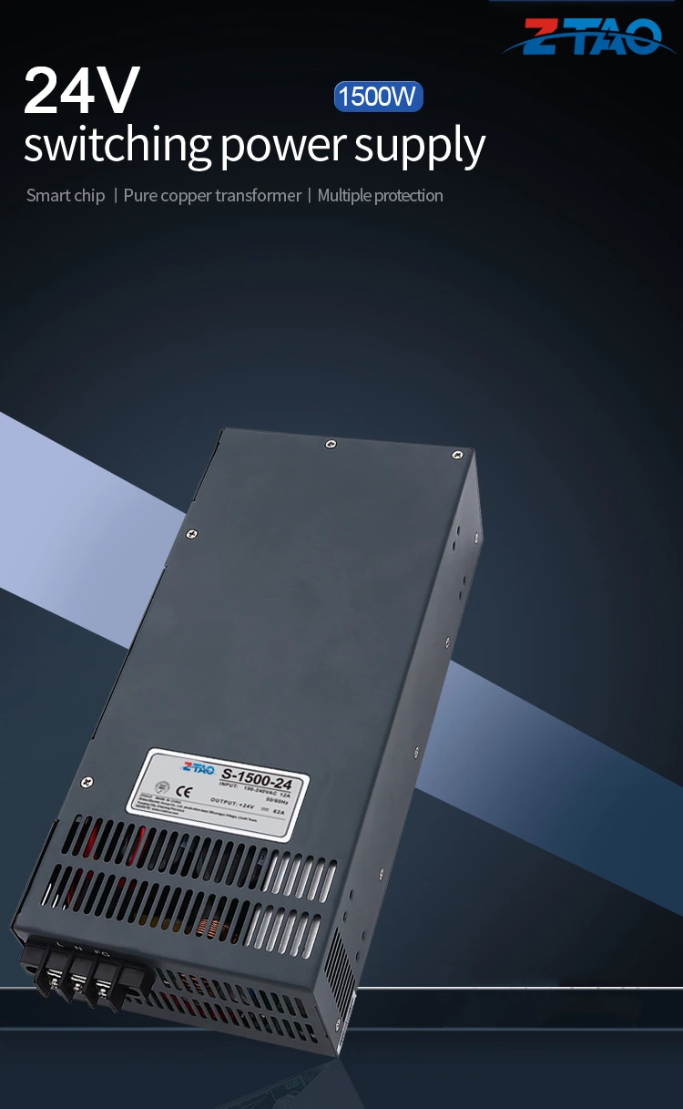ZTAO 1500W 24V 12V 48V Switching Power Supply for Industrial Control Equipment