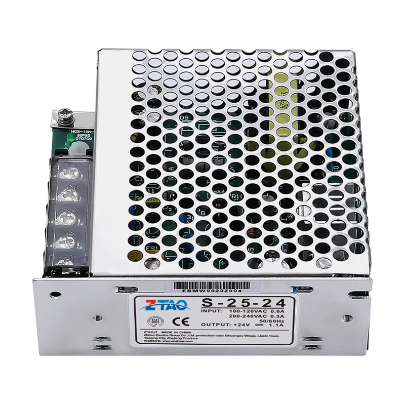 25W 24V smps types DC Switching Mode Power Supply for LED