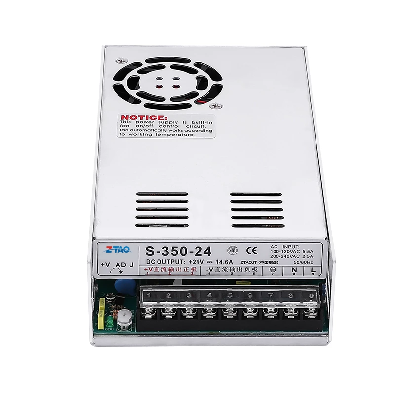 350W 24V AC to DC Switching Power Supply 24v 15a for Automation equipment