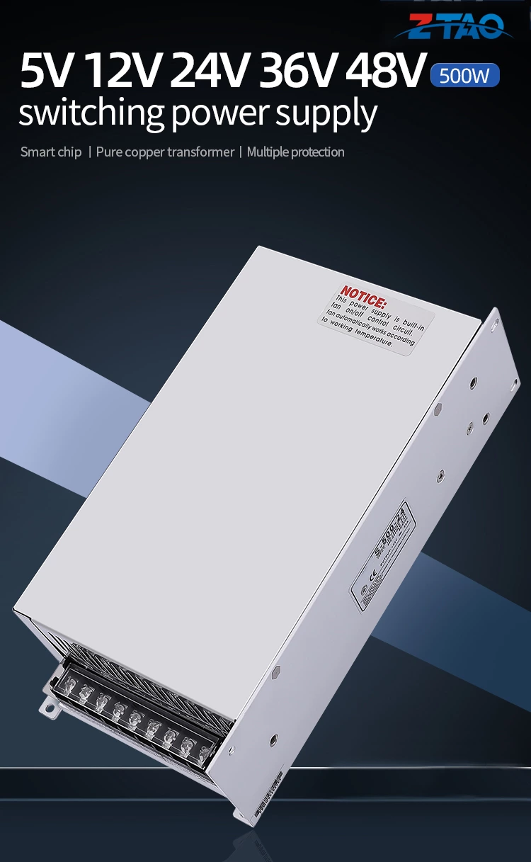 AC to DC 24v 20a 500w  smps Single Output DC Switching Power Supply 48v 10a
