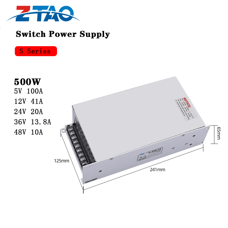 AC to DC 24v 20a 500w  smps Single Output DC Switching Power Supply 48v 10a