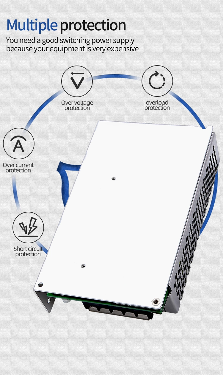 Single Output 12V 75w 6.3A DC Switching Power Supply for Industrial control