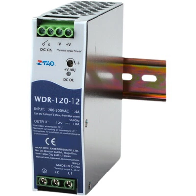 WDR-120-24 24 Vlot 5A 120W DIN Rail SMPS LED Switching Power Supply