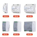 Single Output15W 60W 120W 240W 480W AC DC 12V 24V Industrial Din Rail Power Supply