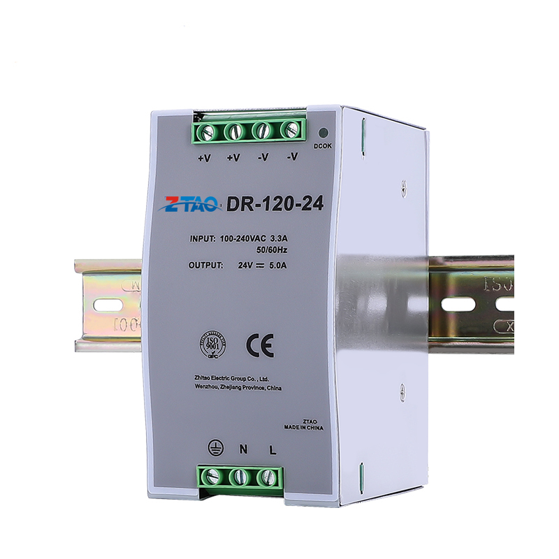24V Smps DR-120-24 12v 10a 24v 5a 120w Din Rail Switching Mode Power Supply