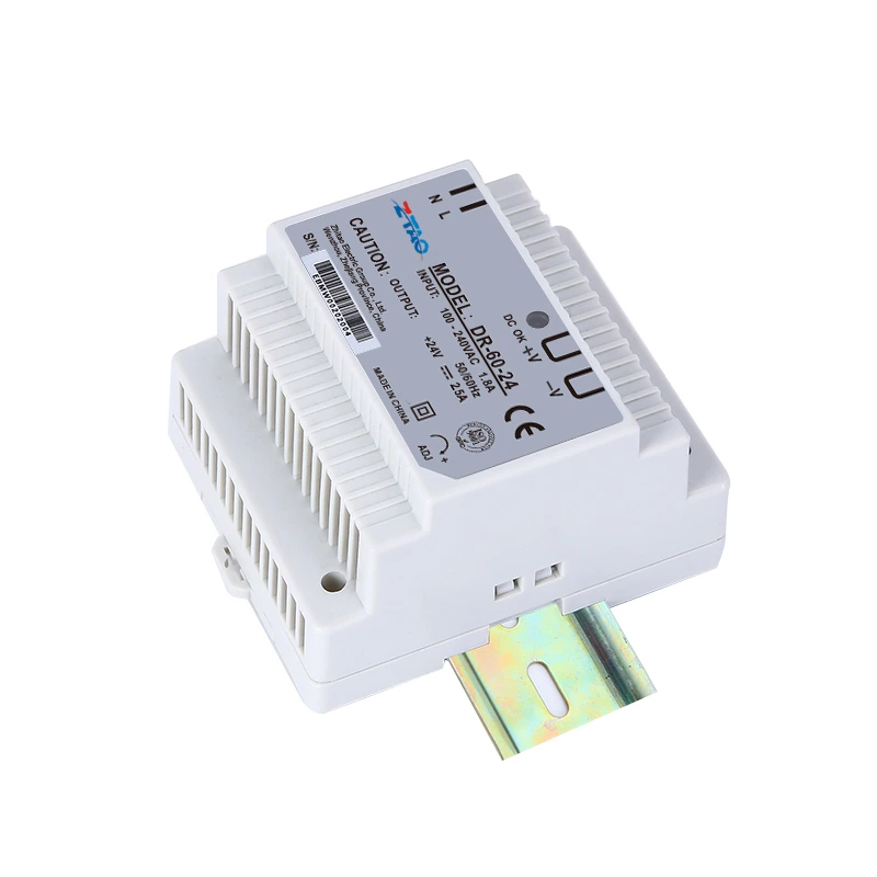 DR-60-24 24vdc 60W 24V 2.5A 12v 5a Single Output Industrial DIN RAIL Power Supply