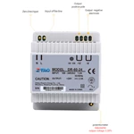 DR-60-24 24vdc 60W 24V 2.5A 12v 5a Single Output Industrial DIN RAIL Power Supply