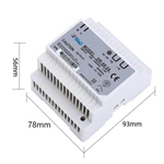 DR-60-24 24vdc 60W 24V 2.5A 12v 5a Single Output Industrial DIN RAIL Power Supply
