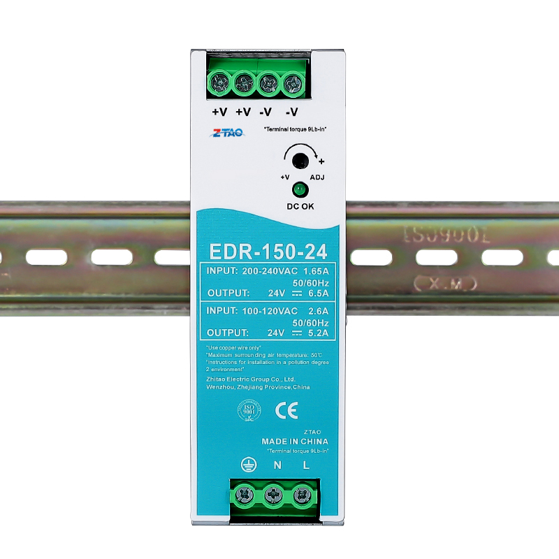 150W 24V 6.5A Din Rail EDR-150-24 AC to DC adjustable Switching Power Supply