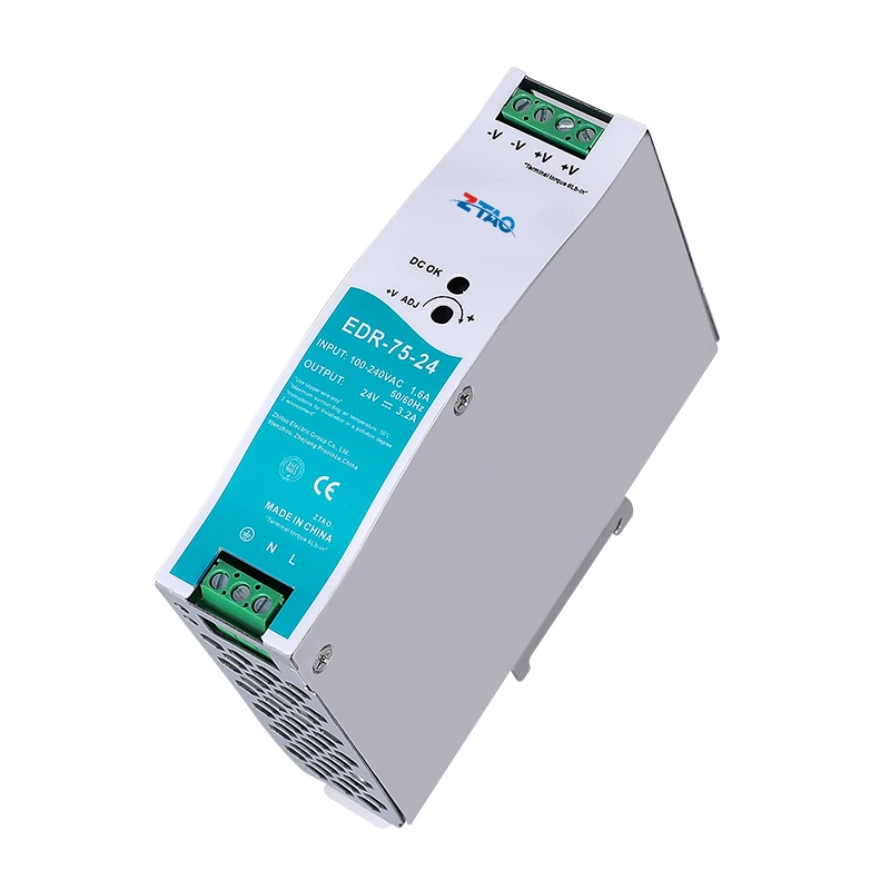 EDR-75-24 24V 3.2A 12V 6.3A 48V 1.6A 75W DIN Rail Industry Switching LED Power Supply