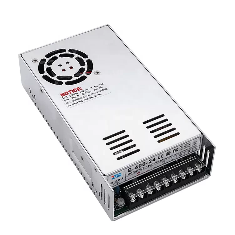 Hot Sale S-400-24 Single Output 24V Power Supply 400w 24vdc 17a Switching Power Supply