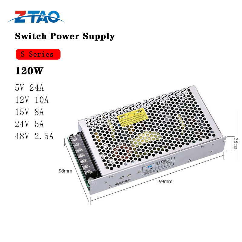 Wholesale Price 120W 24V 5A Single Output Led Power Switching Power Supply with Ce Rohs