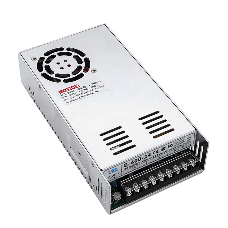 Hot Sale S-400-24 Single Output 24V Power Supply 400w 24vdc 17a Switching Power Supply