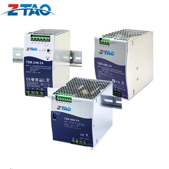 Tdr Switching Power Supply 240W 480W 960W 24V 40A Pfc DIN Rail Three-Phase Rail Power LED Driver