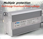 IP67 Outdoor Waterproof Power Supply Lpv 12V/24V/48V 30W 50W 60W 100W 200W 300W AC DC Electronic LED Driver