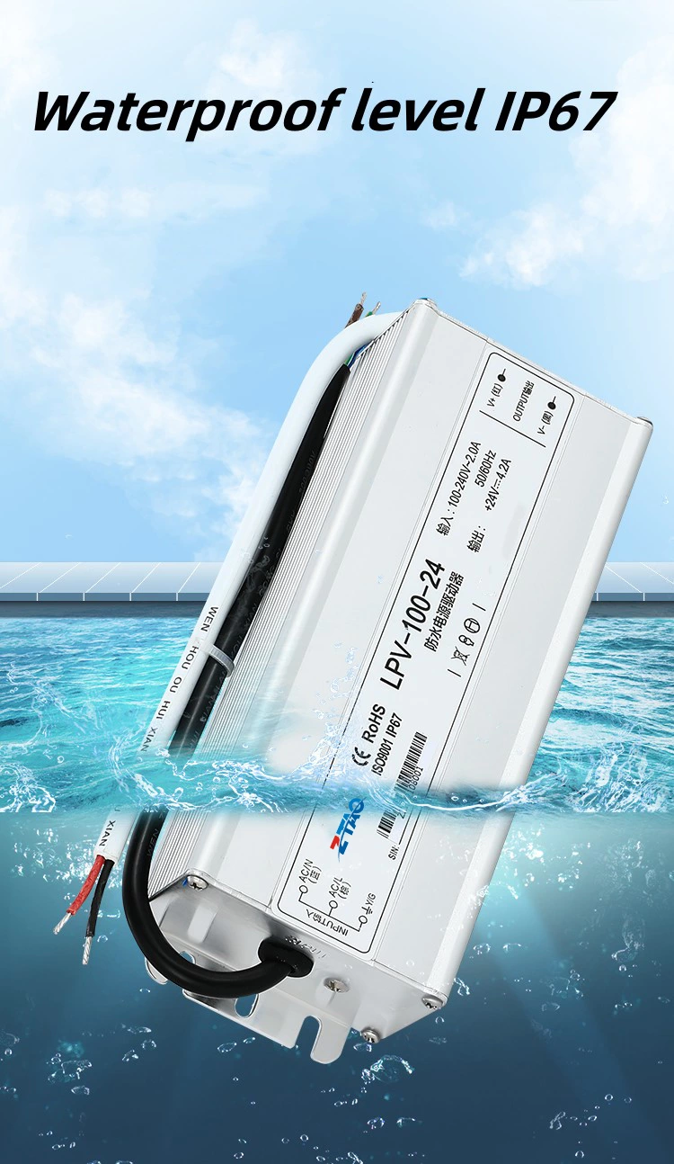 waterproof led power supply 12v 500W 400W 300w 200w ip67 led driver for outdoor led lighting