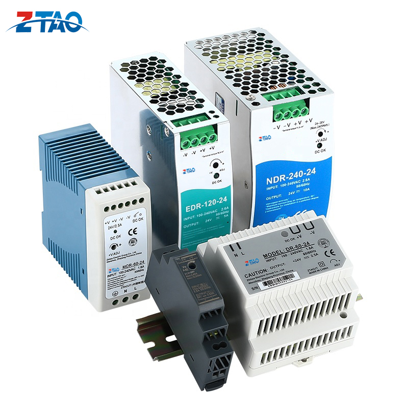 ZER-360-24 din rail switching power supply 360w 24v 12V 48V power supply