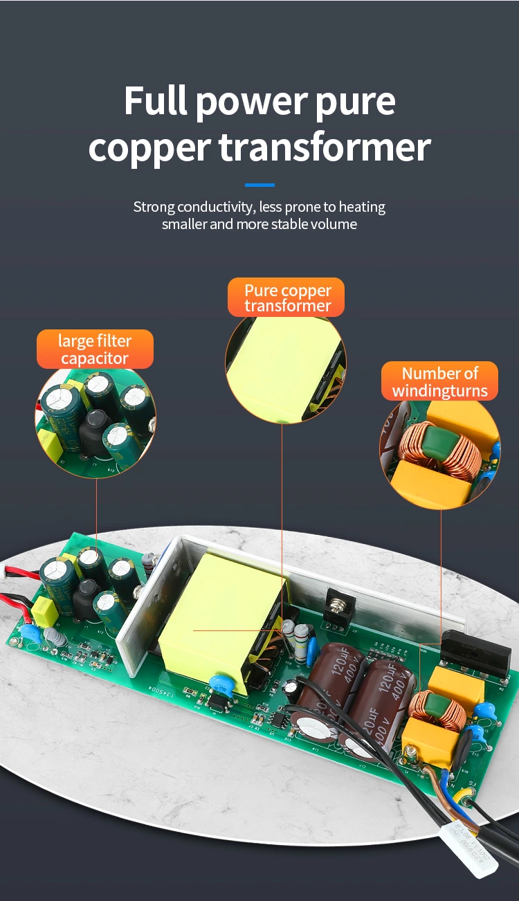 ZTAO 12v 250w Waterproof Switching Power for led lights 220V AC to DC Transforme