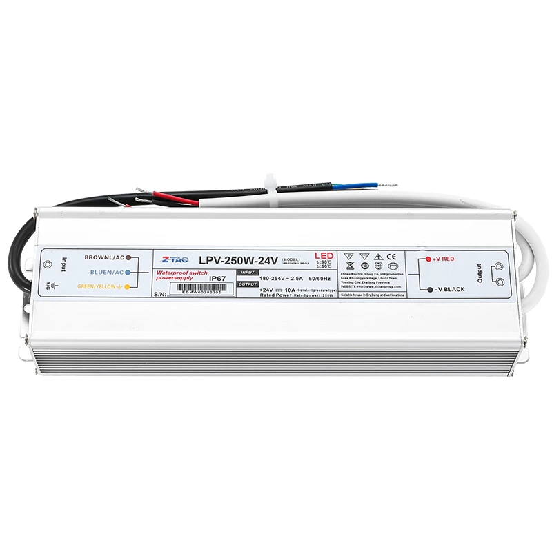 IP67 Outdoor Waterproof Power Supply Lpv 12V/24V/48V 30W 50W 60W 100W 200W 300W AC DC Electronic LED Driver