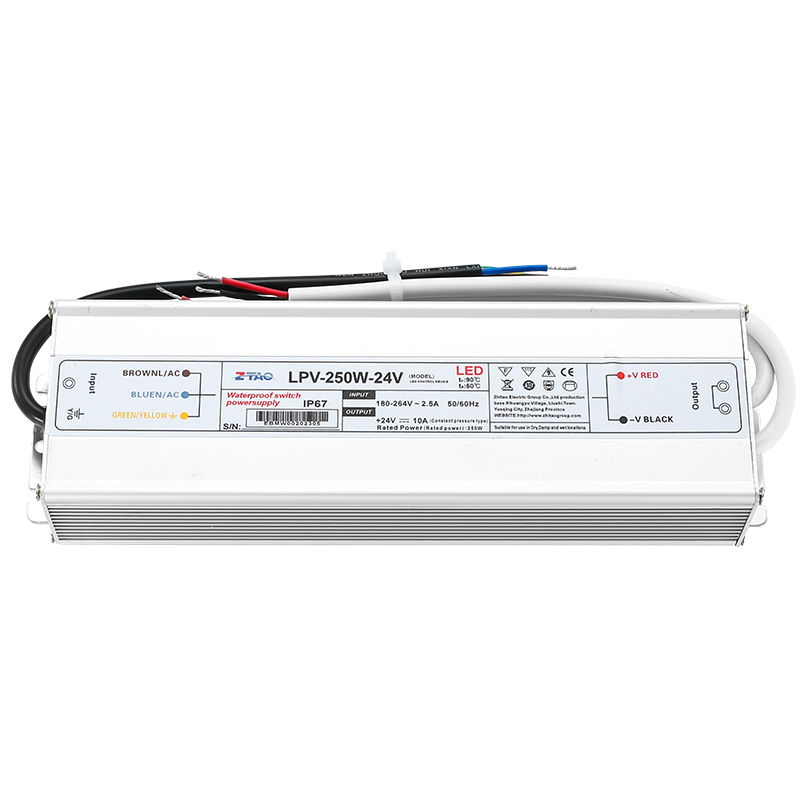 ZTAO 12v 250w Waterproof Switching Power for led lights 220V AC to DC Transforme