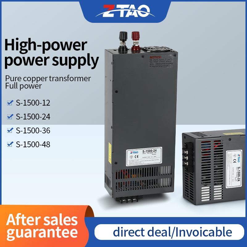 ZTAO 1500W 24V 12V 48V Switching Power Supply for Industrial Control Equipment