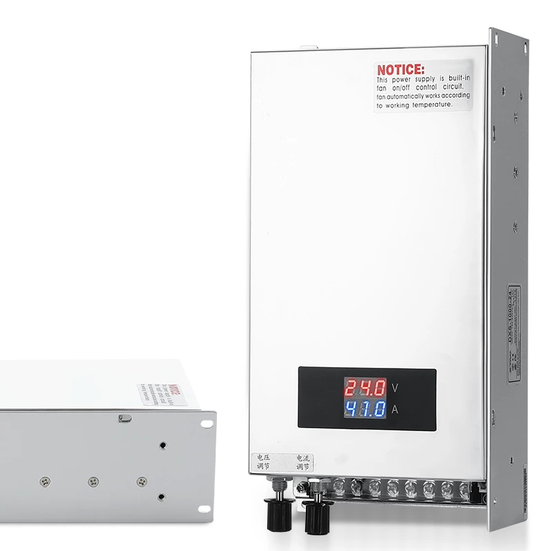 DXS-1000-24 Dc to Ac 24v 40a  1000W 12V 36V 48V 80V 60V Dc Stabilized Industrial Digital Display Slim Power Supply