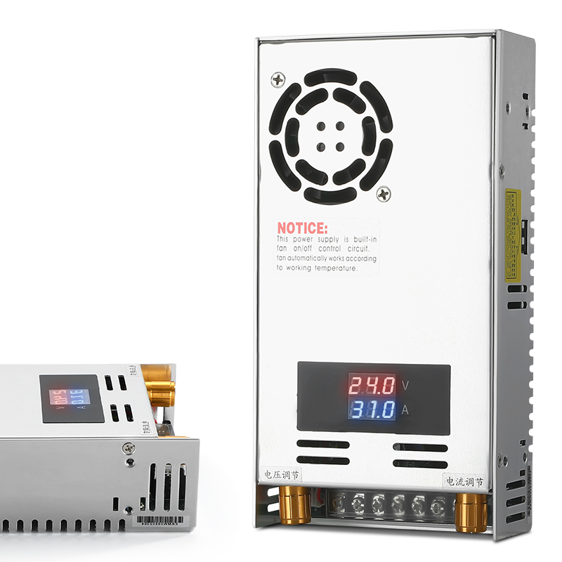 DXS 800W 0 to 80V adjustable 0 to10A Single Output Switching power supply AC to DC 110V or 220V with industrial equipment and cctv