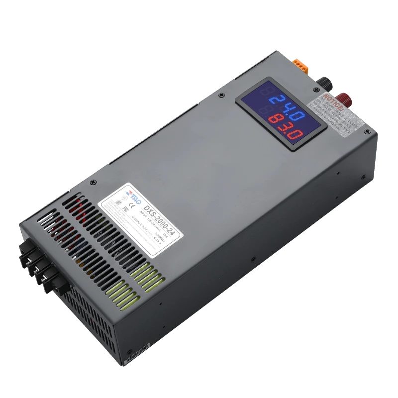 DXS 2000W digital display switching power supply Adjustable voltage and Current 0-24V 36V 48V 60v SMPS 24v 83A 48V 41.6a