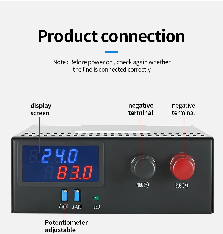High quality switch power adapters for led drivers DXS-3000-24 24v 125a 3000w AC to DC Digital Display power supply for 24vdc