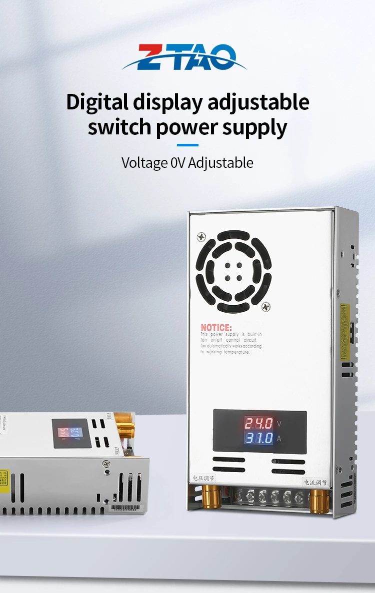 DXS 800W 0 to 80V adjustable 0 to10A Single Output Switching power supply AC to DC 110V or 220V with industrial equipment and cctv