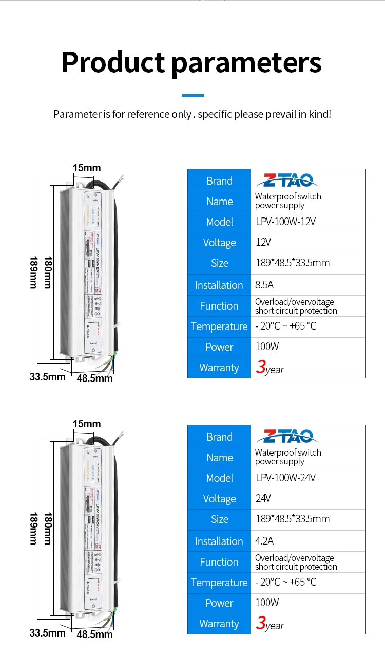 12v Led Controller AC to DC 24v Waterproof Thin Strip Light Power Supply Ip67 Outdoor with led drivers and swimming pool