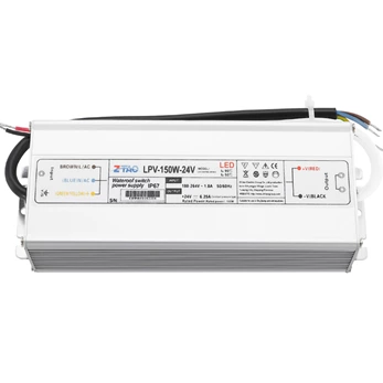 12v 150w LPV-150-24 Waterproof Switching Power display racks 220V AC to DC Transformer for led drivers swimming pool supplies