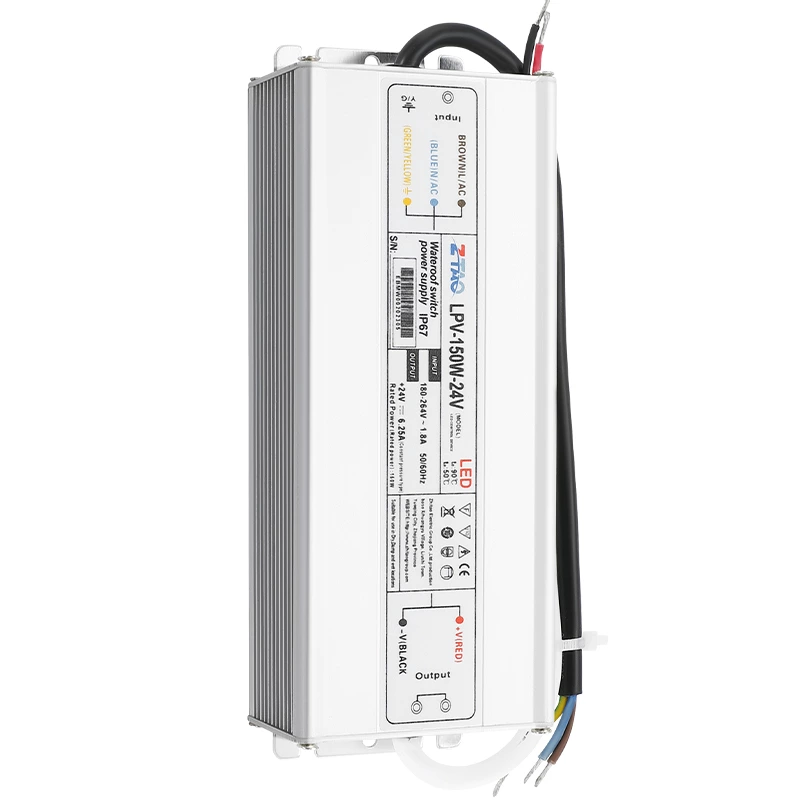 12v 150w LPV-150-24 Waterproof Switching Power display racks 220V AC to DC Transformer for led drivers swimming pool supplies
