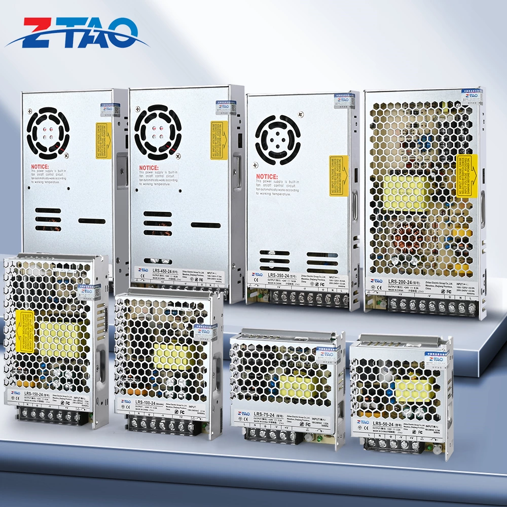 LRS Series Smps Cctv AC 110v 220v 35W 50W 75W 100W 150W 200W 350W 400W 600W Dc Switching Power Supply for Automation Equipment