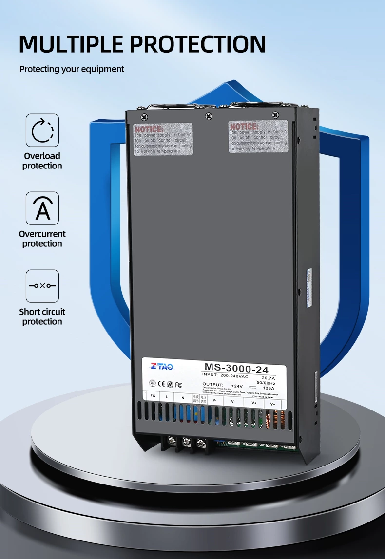 MS Series Switching Power Supply AC DC Smps Power Supply 10w 15W 25W 50W 60W 100W 120W 250W360W 400W 1000W Power Supply 12V 24v