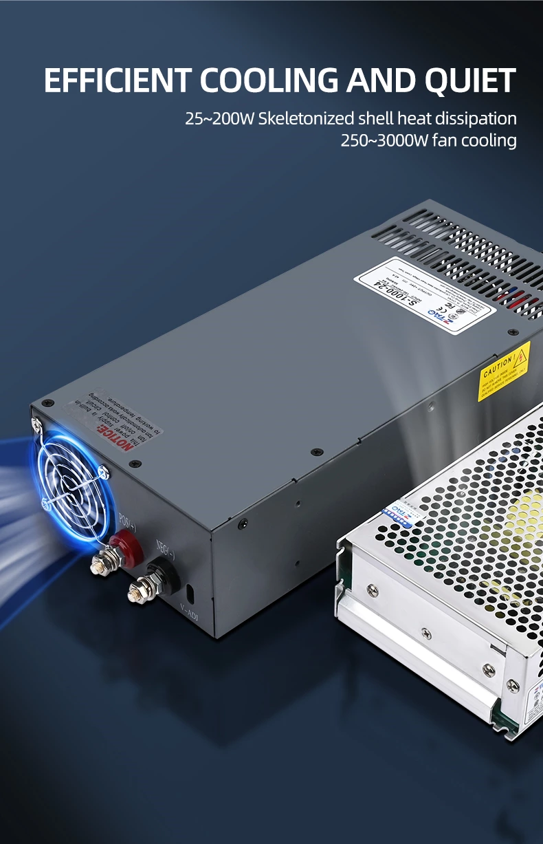 S Series Power Supply for Industrial Control Systems 15W-3000W 5v 12V 24V 48v Switching Power Supply Industrial Power Supply
