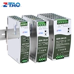 SDR Series SDR-75W SDR-120W SDR-240W AC-DC Single Output with PFC Function Industrial DIN Rail Switching Power Supply