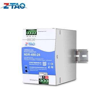 Din rail NDR-480W  24v 20A 12v 40A 48V 10A  for industrial Din rail power supply