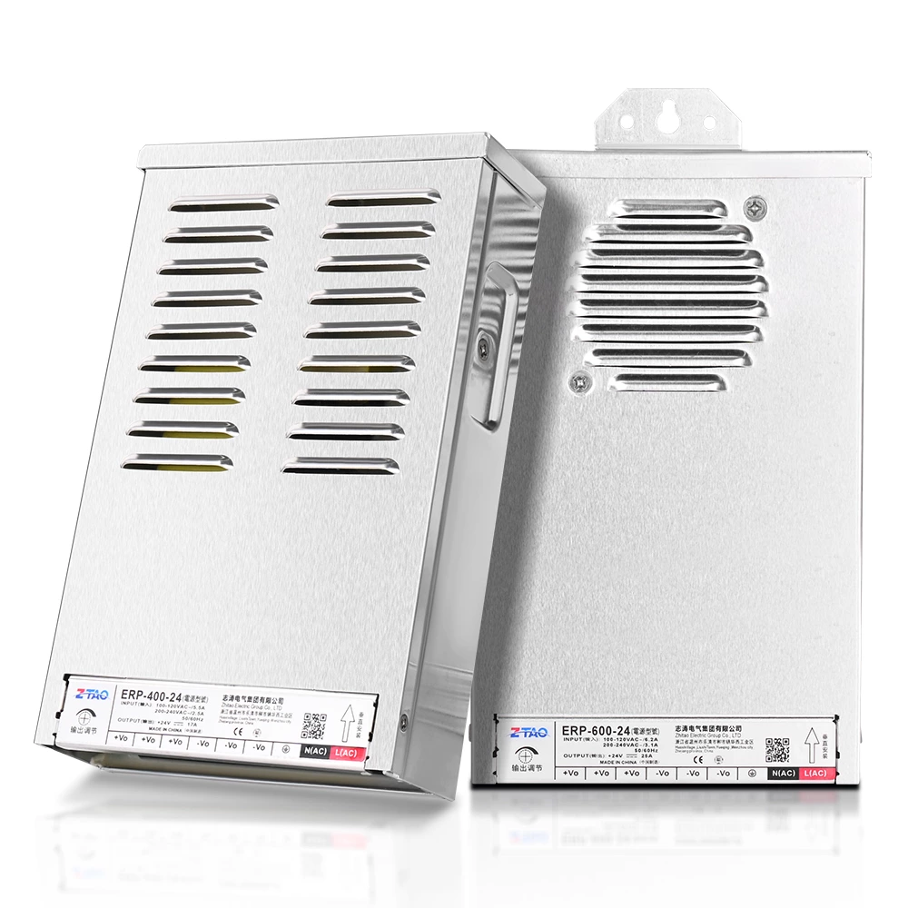 Outdoor Rainproof 24 Volt 400W LED Power Supply 12V 17 Amp Adapter Single Output Switching Converter Industry Use CE/FCC